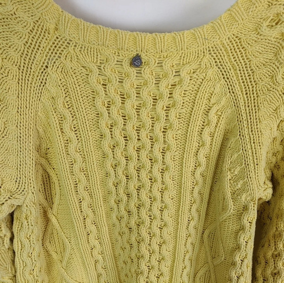 Soft Surroundings Cable Knit Sweater Chunky Large Knit - Picture 4 of 6